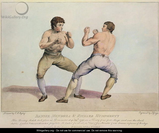 Boxing Match Between Daniel Mendoza and Richard Humphreys, 29th September 1790 - Charles Reuben Ryley