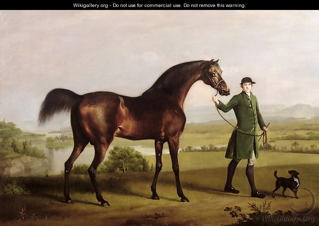 A Horse Belonging to the Rt. Honourable Lord Grosvenor called Bandy from his Crooked Leg, exh. 1763 - George Stubbs