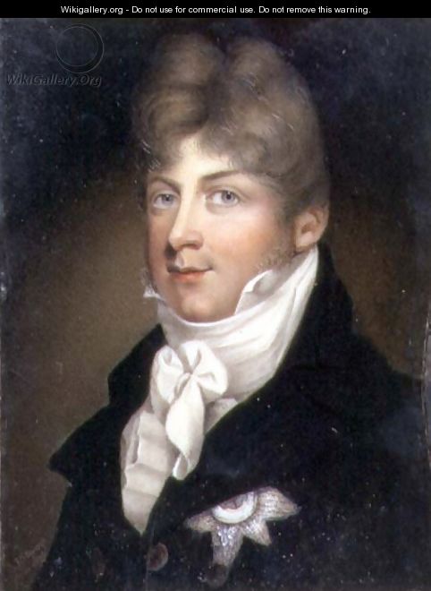 Portrait Miniature of Augustus, Duke of Sussex, 1804 - Samuel John Stump