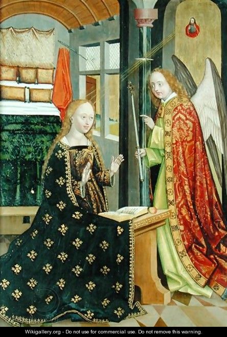 Annunciation, from the Dome Altar, 1499 - Absolon Stumme