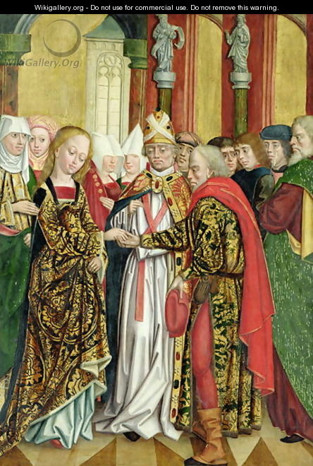 Marriage of the Virgin, from the Dome Altar, 1499 - Absolon Stumme