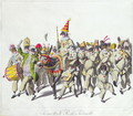 Procession of King Punch during the Roman Carnival, early 19th century - (after) Stuermer, Johann Heinrich