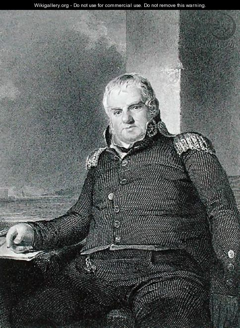 General Jonathan Williams 1750-1815 engraved by Richard W. Dodson 1812-67 - (after) Sully, Thomas