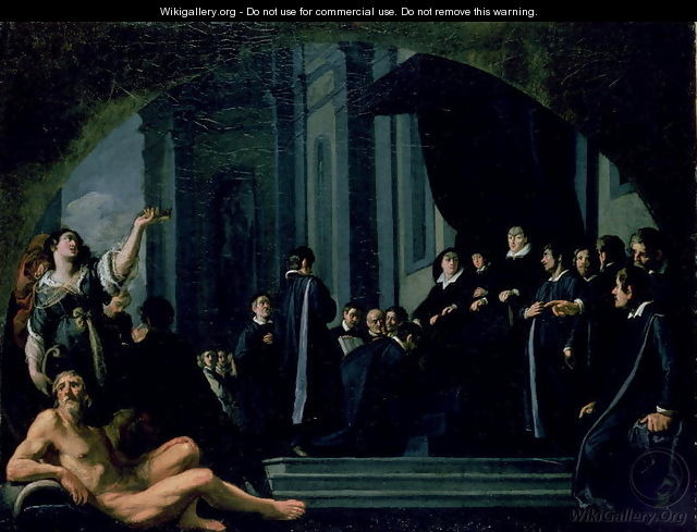 The Senators of Florence Swearing Allegiance to the Grand Duke of Tuscany - Justus Sustermans