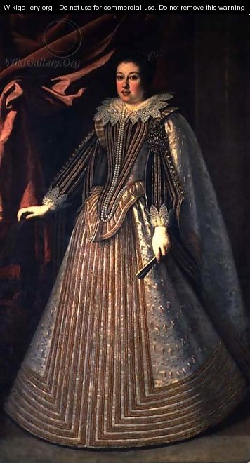 Margherita de Medici, daughter of Cosimo II and Magdelena of Austria - Justus Sustermans