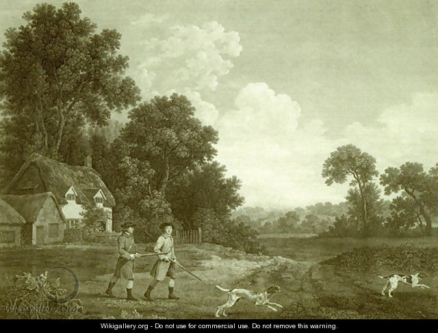 Two Gentlemen Going a Shooting, Plate 2 - George Stubbs