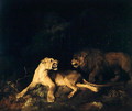Lion and Lioness - George Stubbs
