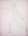 Study of the Human Figure, Lateral View, from A Comparative Anatomical Exposition of the Structure of the Human Body with that of a Tiger and a Common Fowl, 1795-1806 3 - George Stubbs