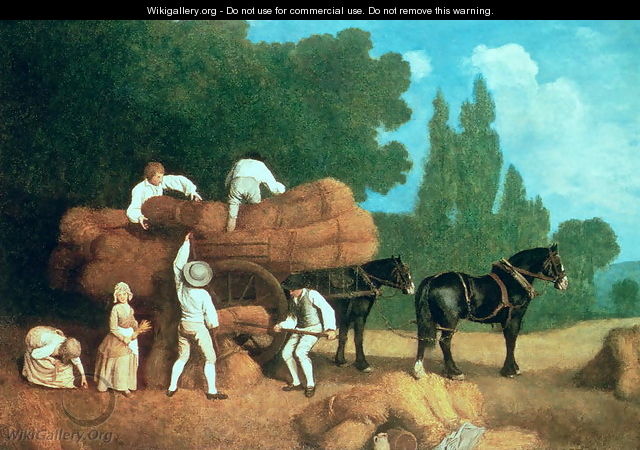 The Harvest Wagon - George Stubbs