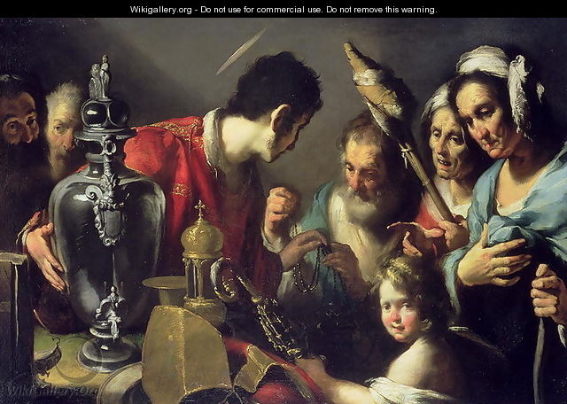 The Charity of St. Lawrence - Bernardo Strozzi
