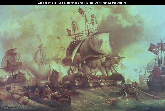The Battle of Trafalgar, 1805, c.1848 - William Stuart