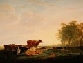 Cattle in a Landscape - Jacob Van Stry