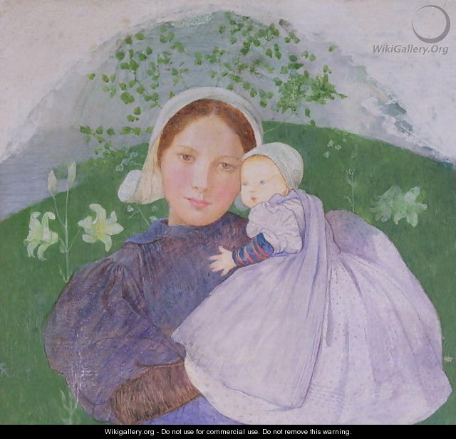 Mother and Child, c.1899 - Marianne Preindelsberger Stokes