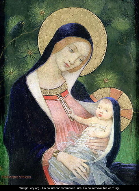 Madonna of the Fir Tree, 1925 - Marianne Preindelsberger Stokes