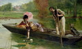 A Pleasant Spot on the Thames, 1863 - Marcus Stone