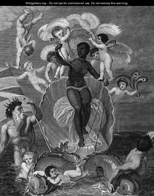 The Voyage of the Sable Venus, from Angola to the West Indies, from History of all the British Colonies, by Bryan Edwards, 1801 - Thomas Stothard