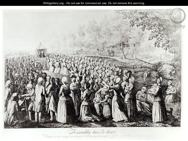 Meeting in the Desert, engraved by L. Bellotti, 1775 - (after) Storni, J.J.