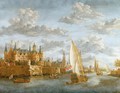 Castle on a River in Holland, c.1660-88 - Jacobus Storck