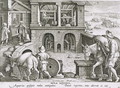 A Water Mill, plate 11 from Nova Reperta New Discoveries engraved by Philip Galle 1537-1612 c.1600 2 - (after) Straet, Jan van der (Giovanni Stradano)
