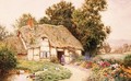 A Cottage by a Duck Pond - Arthur Claude Strachan