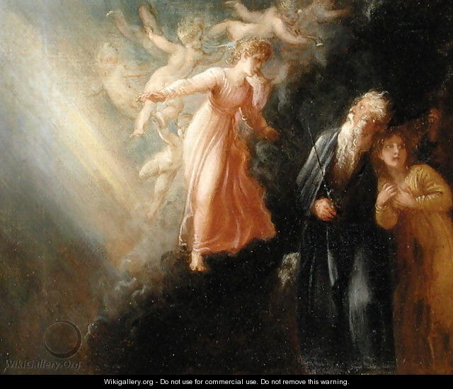 Prospero, Miranda and Ariel, from The Tempest, c.1799 - Thomas Stothard