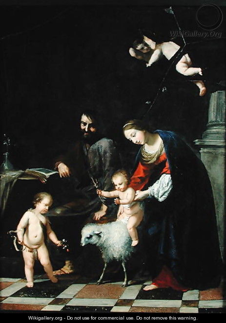 The Holy Family - Jacques Stella