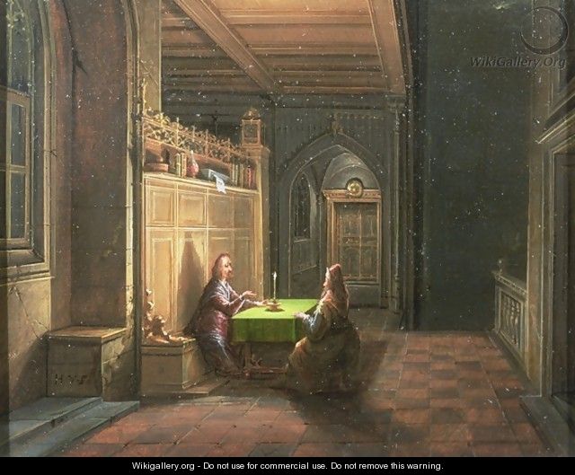 Christ in the House of Nicodemis - Hendrik van Steenwyck