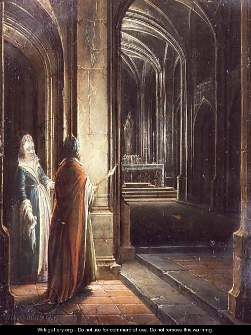 Figures in a Church - Hendrick van, the Younger Steenwyck