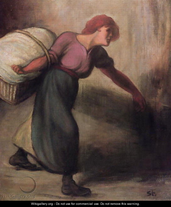 The Laundress, 1894 - Theophile Alexandre Steinlen