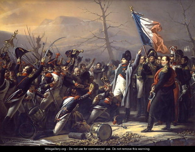 Napoleon returning from Elba - Vasily Ivanovich (Wilhelm) Sternberg