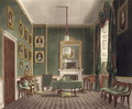The Green Closet, Buckingham House, from The History of the Royal Residences, engraved by Daniel Havell 1785-1826, by William Henry Pyne 1769-1843, 1819 - James Stephanoff