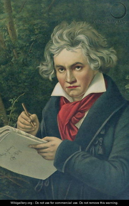 Ludwig van Beethoven 1770-1827, 19th century - Joseph Karl Stieler