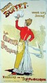 Reproduction of a poster advertising Eugenie Buffet, at the Republic Theatre - Leopold Stevens