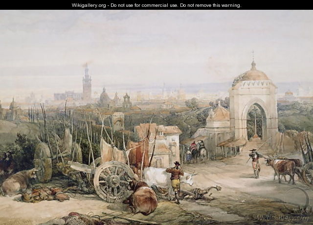Seville from the Cruz del Campo, 1835 - David Roberts