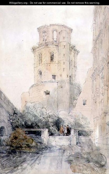 Tower at Heidelberg, c.1830 - David Roberts