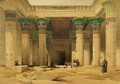 Grand Portico of the Temple of Philae, Nubia, from Egypt and Nubia, Vol.1 - David Roberts