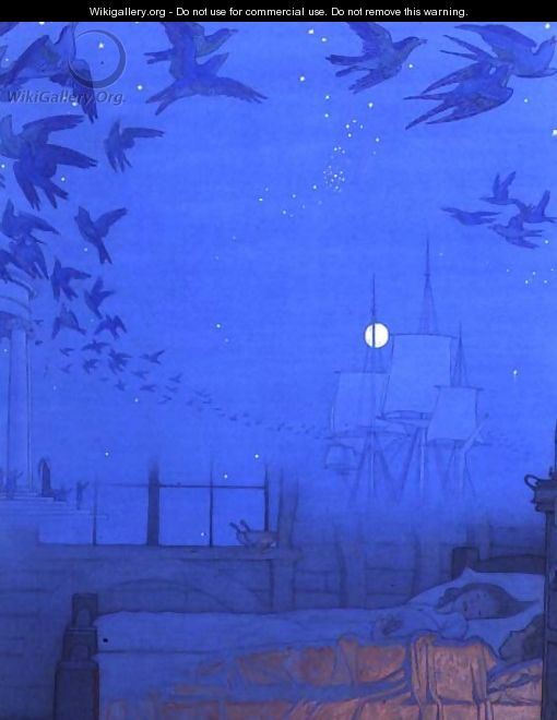 The Bluebird, 1911 - Frederick Cayley Robinson