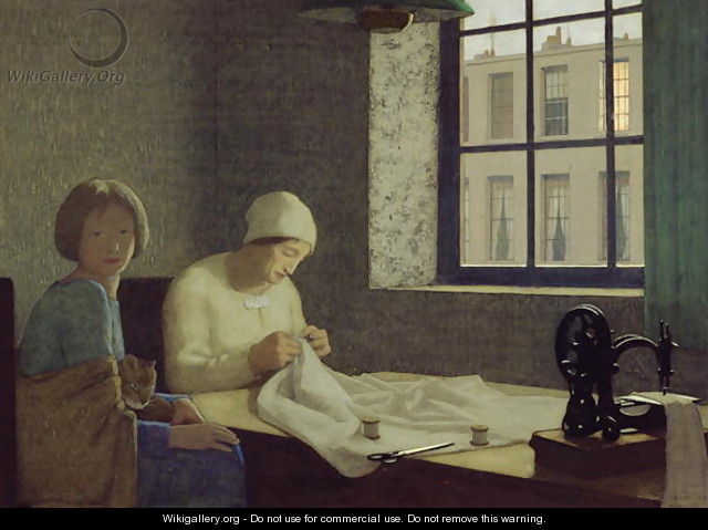 The Old Nurse, 1926 - Frederick Cayley Robinson