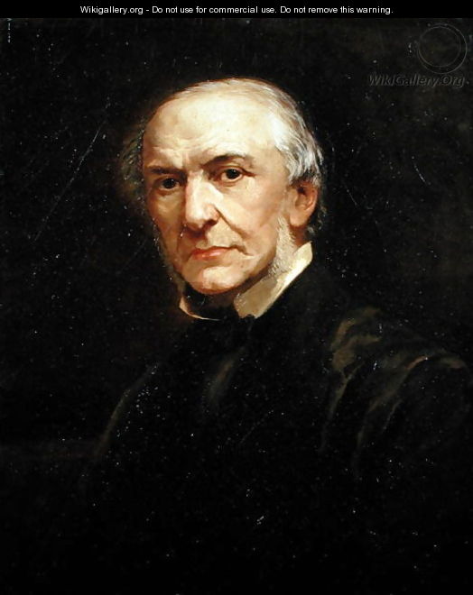 Portrait of William Ewart Gladstone 1809-98 c.1877 - William Thomas Roden