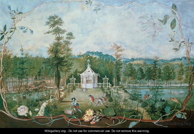 Chinese Pavilion in an English Garden, 18th century - Thomas Robins