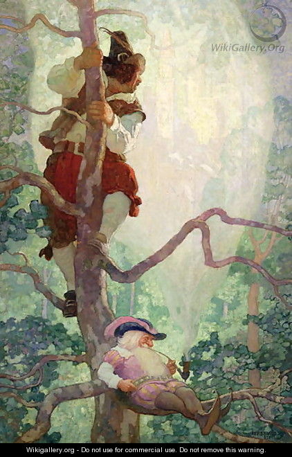 The Rites of Spring, illustration from A Childs Garden of Verses by Robert Louis Stevenson - Charles Robinson