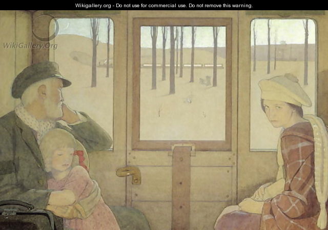 The Long Journey, 1923 - Frederick Cayley Robinson