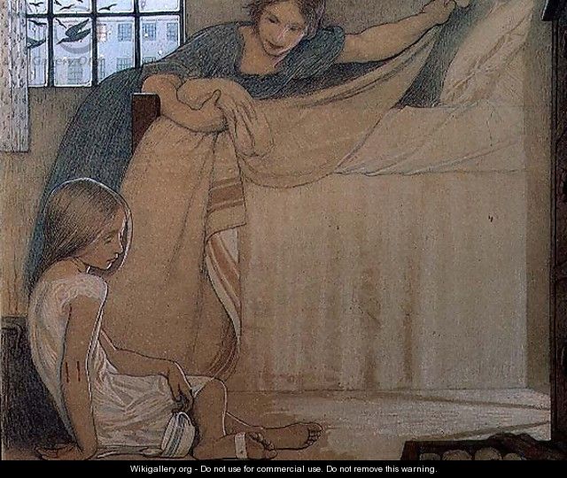 The Foundling, 1908 - Frederick Cayley Robinson