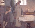 Study for A Winters Evening II, c.1900 - Frederick Cayley Robinson