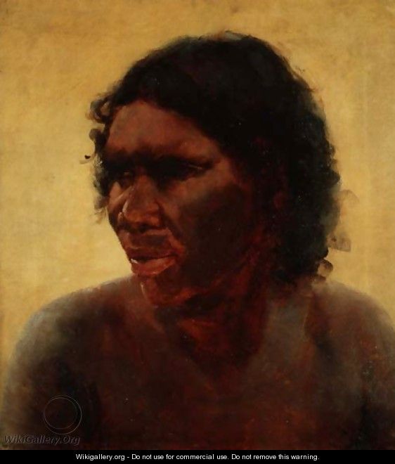 Portrait of an Aborigine, c.1895 - Thomas William Roberts