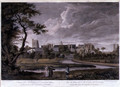 A View of the Archbishop of Canterburys Palace at Lambeth, in the County of Surrey, engraved by Wilson Lowry, pub. 1781 - George Robertson