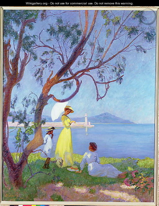 Ladies by the Seashore, 1910 - Andre Roberty