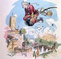 Illustration from The Adventures of Baron Munchausen - Albert Robida