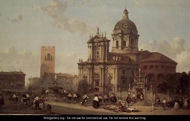 Brescia Cathedral, 1860 - David Roberts