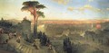 Rome, Sunset from the Convent of San Onofrio on Mount Janiculum, 1856 - David Roberts